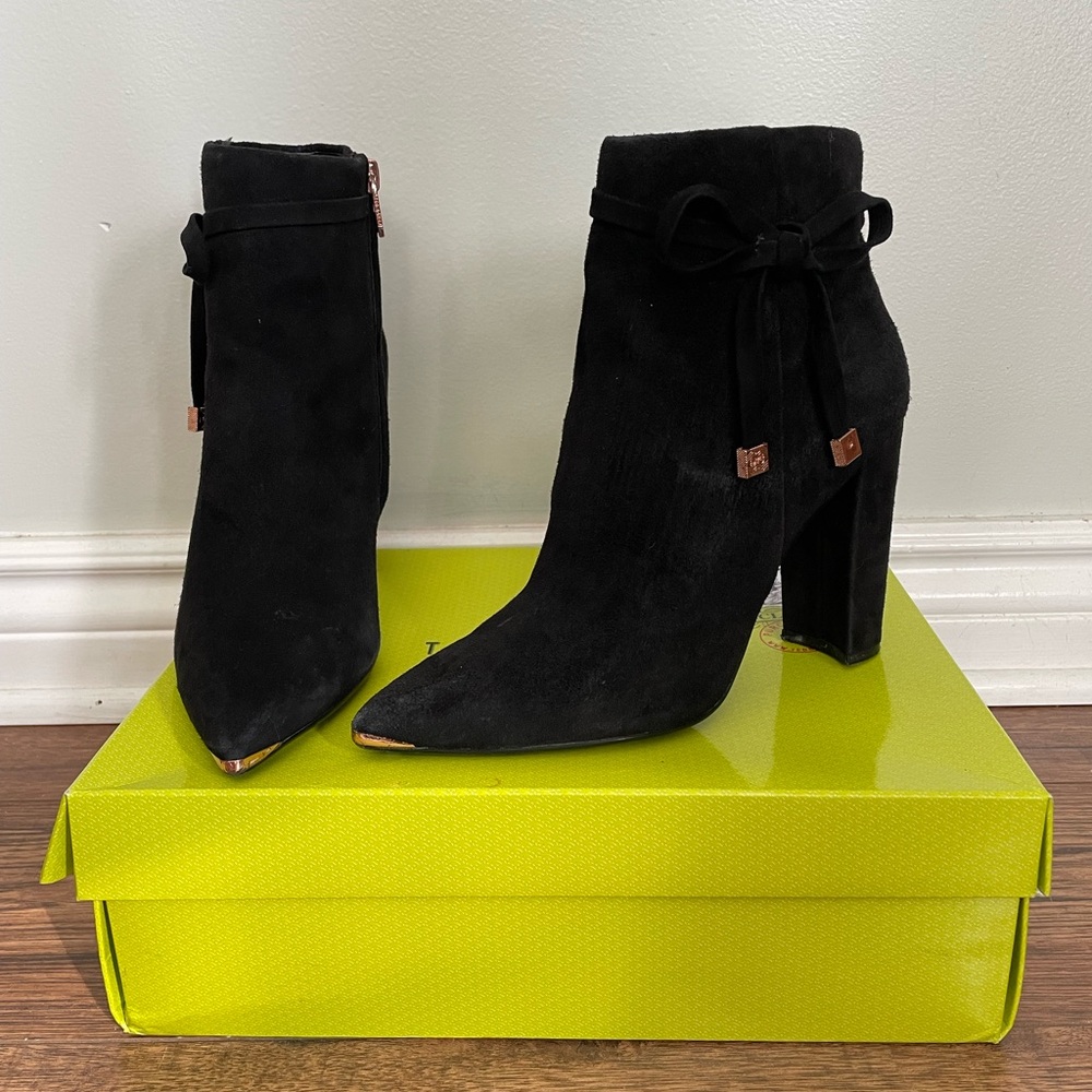 Ted Baker Suede Ankle Boots, Size 9